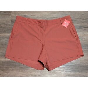 SPANX Sunshine Collection UPF 50+ Sun Washed Red 4"‎ Shorts XL